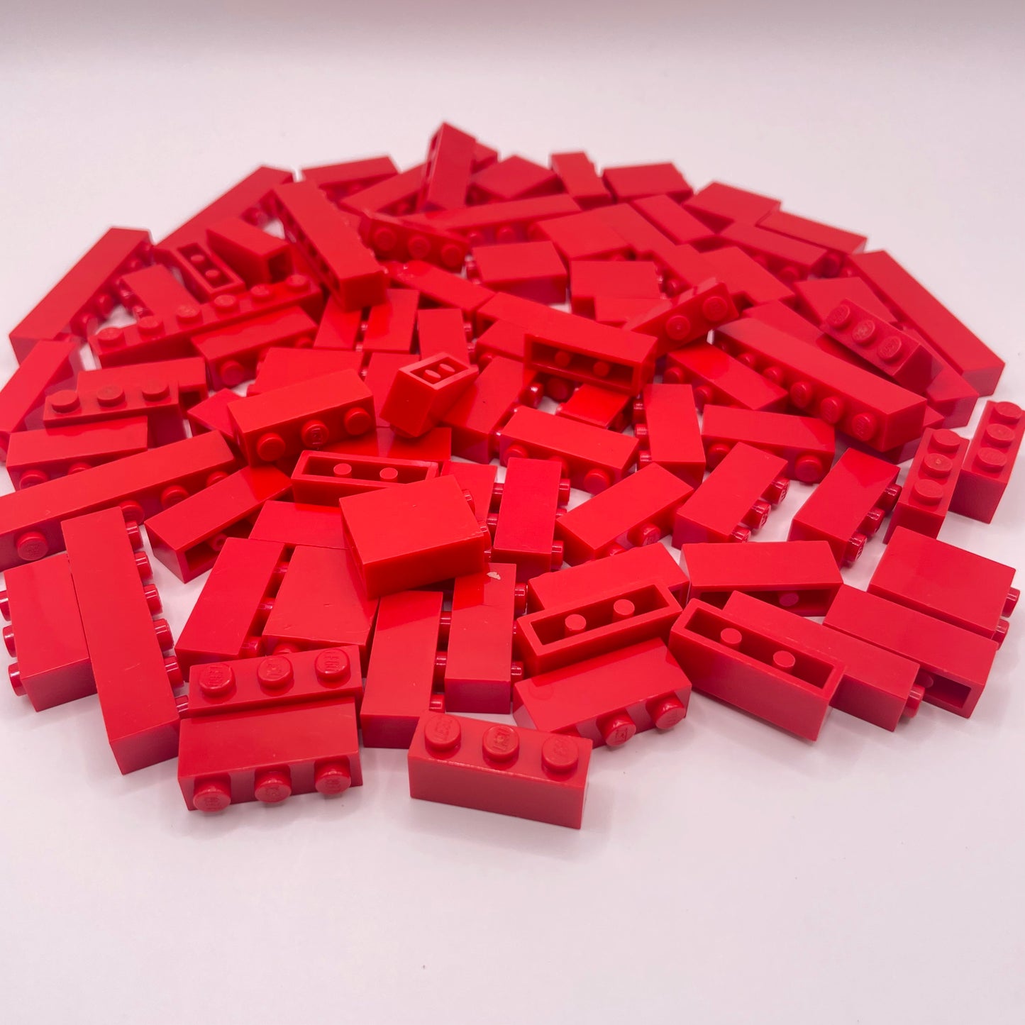 LEGO Medium Bricks, Red, Approx. 120g