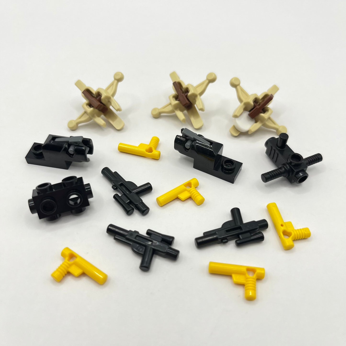 LEGO Shooting Weapons, Minifigure Accessories, 15 Pieces