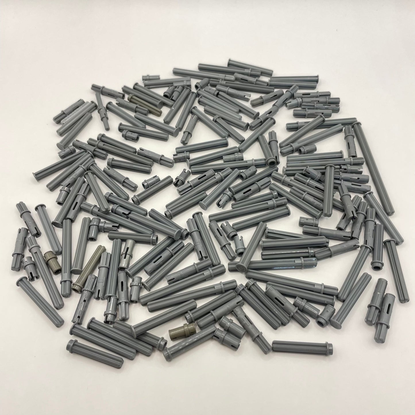 LEGO Mixed Axles and Pins, Dark Grey, Technic, Approx. 75g