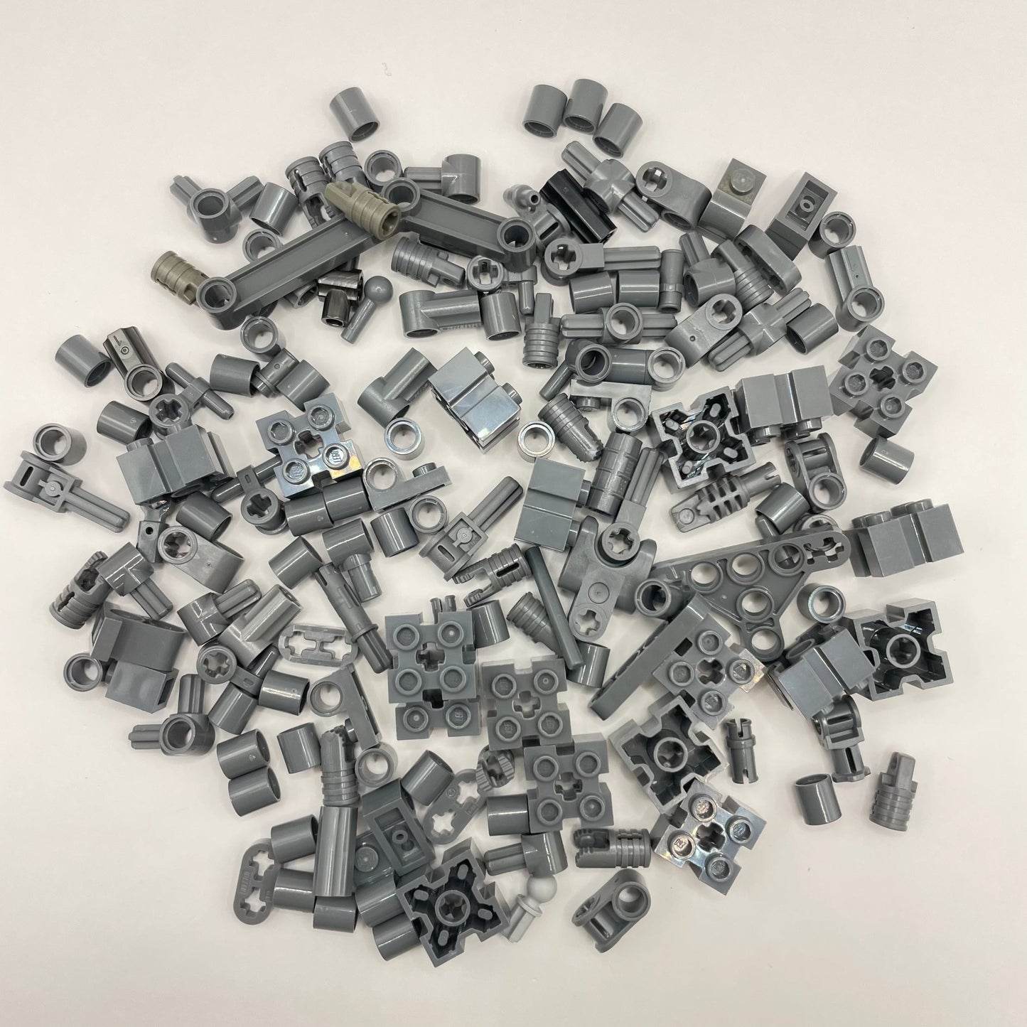 LEGO Small Mixed Technic, Dark Bluish Grey, Technic, Approx. 60g