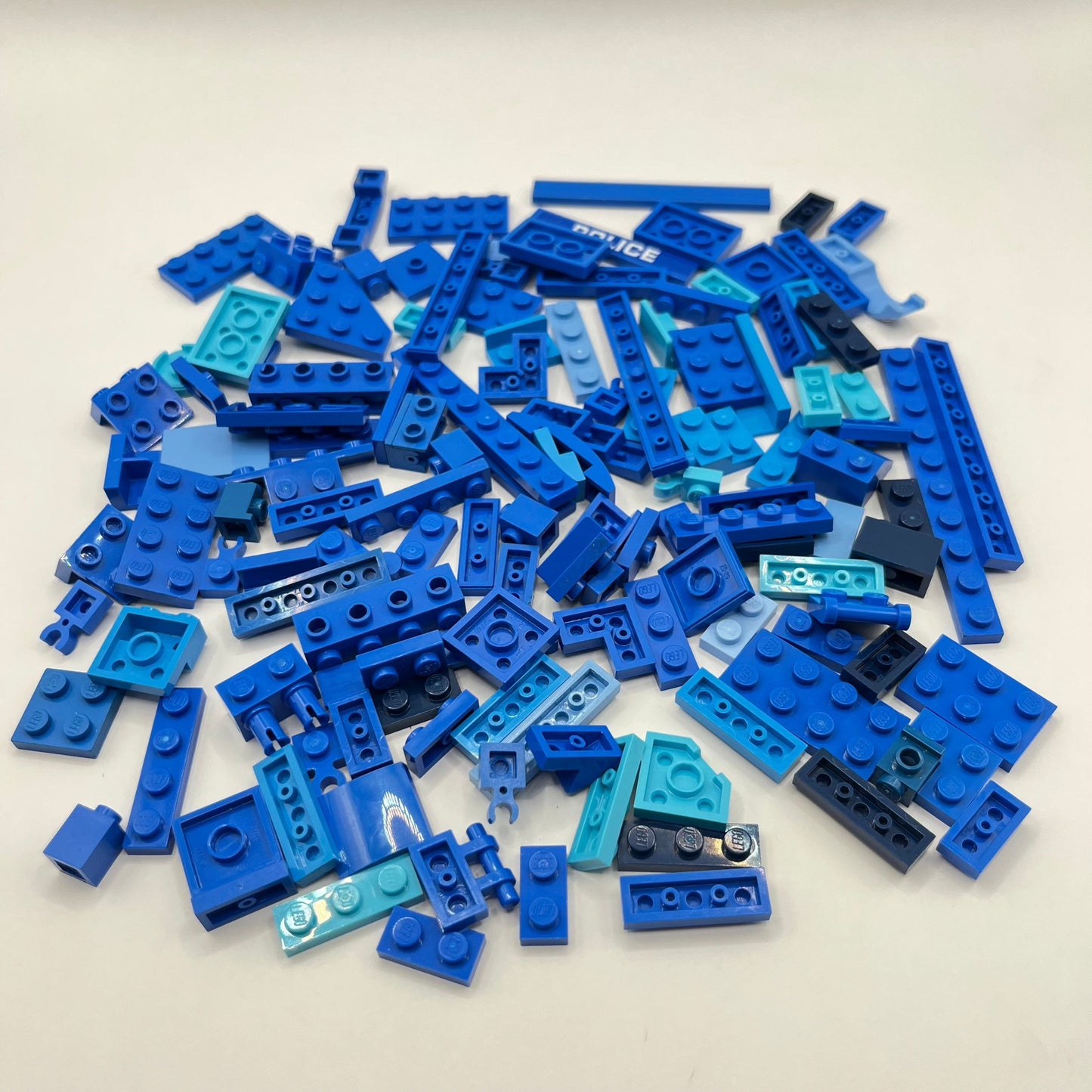 LEGO Mixed Blues, Small Pieces, Water, Approx. 80g