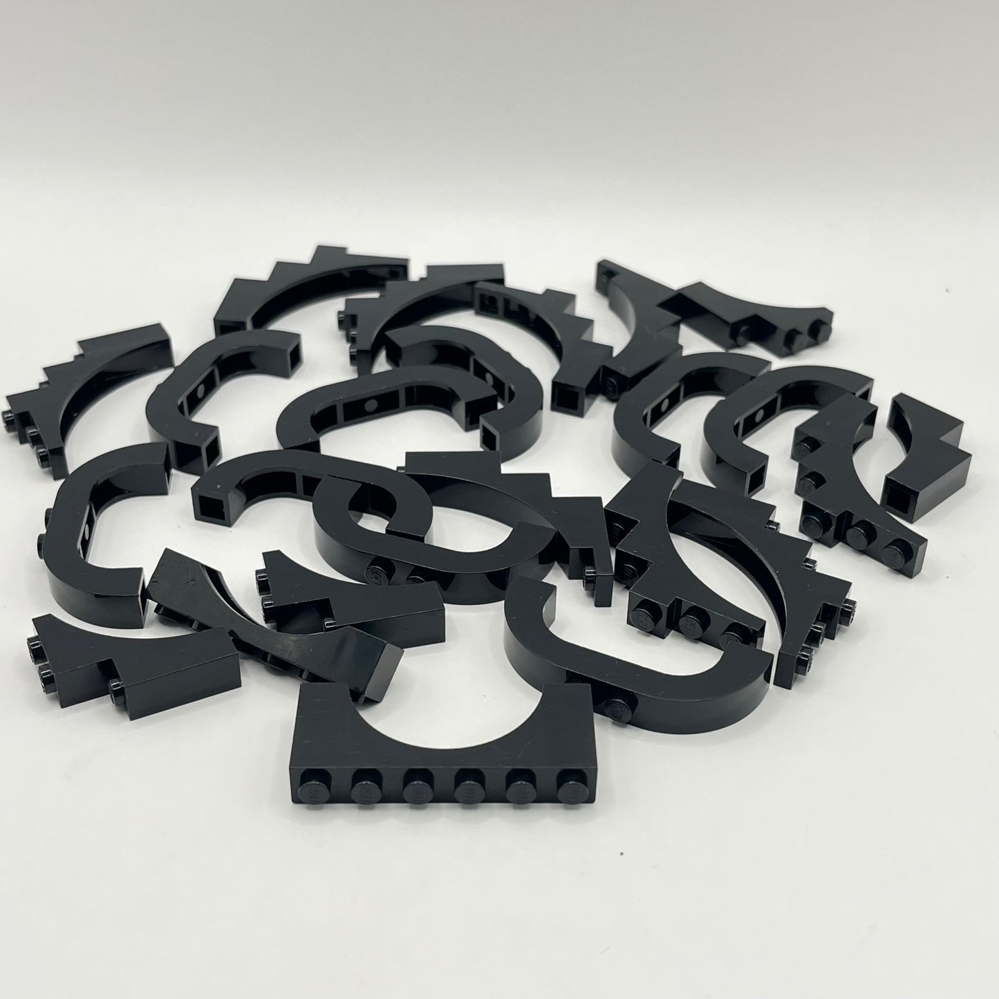 LEGO Black, Building Pieces, Arches, 24 Pieces