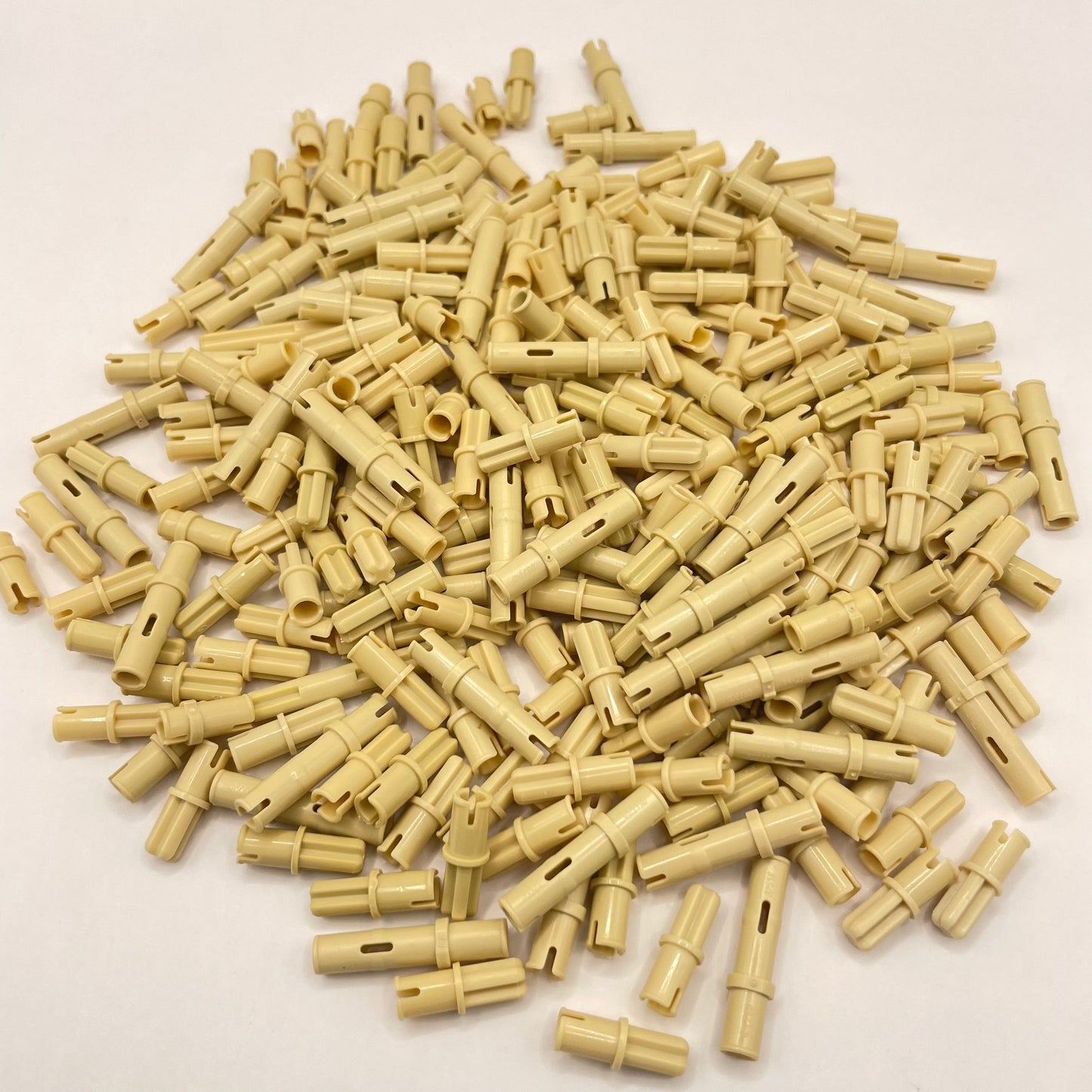 LEGO Mixed Pins, Tan, Technic, Approx. 65g