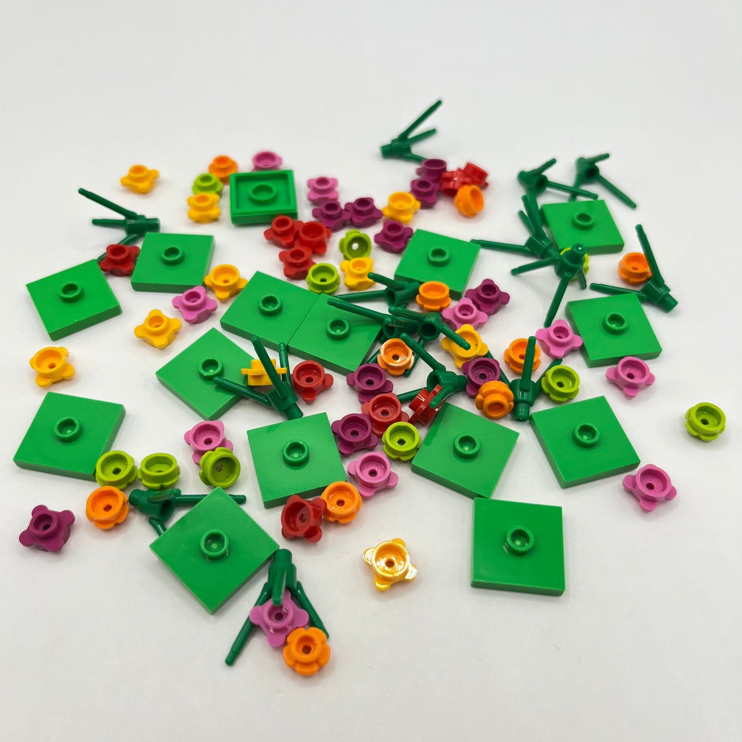 LEGO Flower Shrub, Mixed Colours, 90 Pieces, Plant