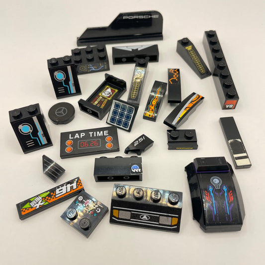 LEGO Prints and Stickers, Black, 20 Pieces