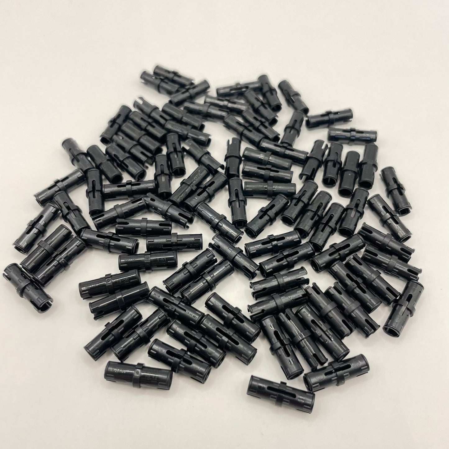 LEGO Technic Pin with Short Friction Ridge, Black, 100 Pieces (2780)