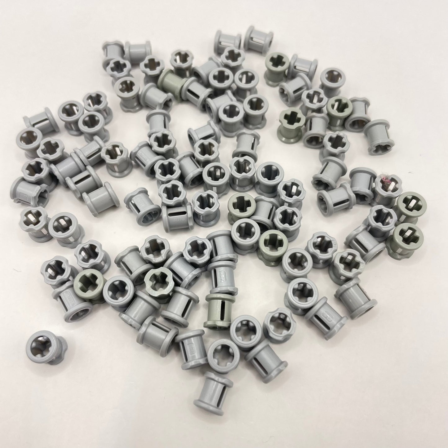 LEGO Bush, Light Bluish Grey, Technic, 100 Pieces