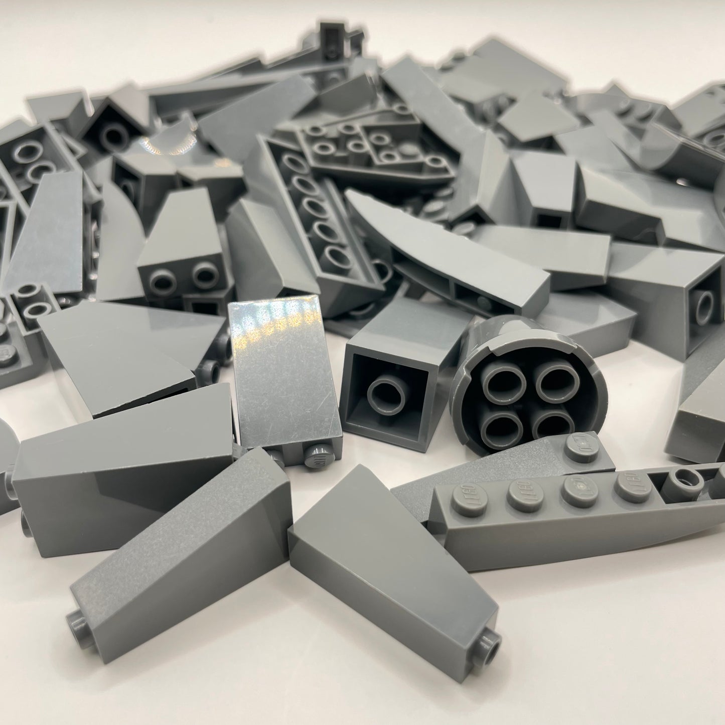 LEGO Slopes, Large, Dark Bluish Grey, Approx. 150g