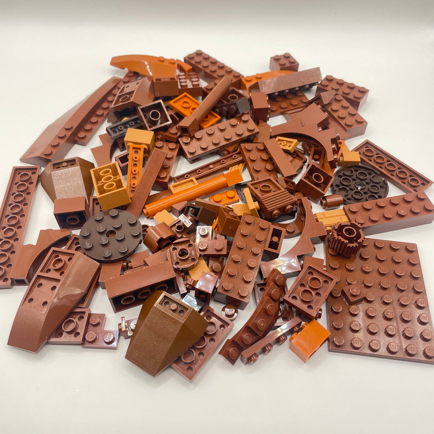 LEGO Mixed Bricks, Mixed Brown, Approx. 150g