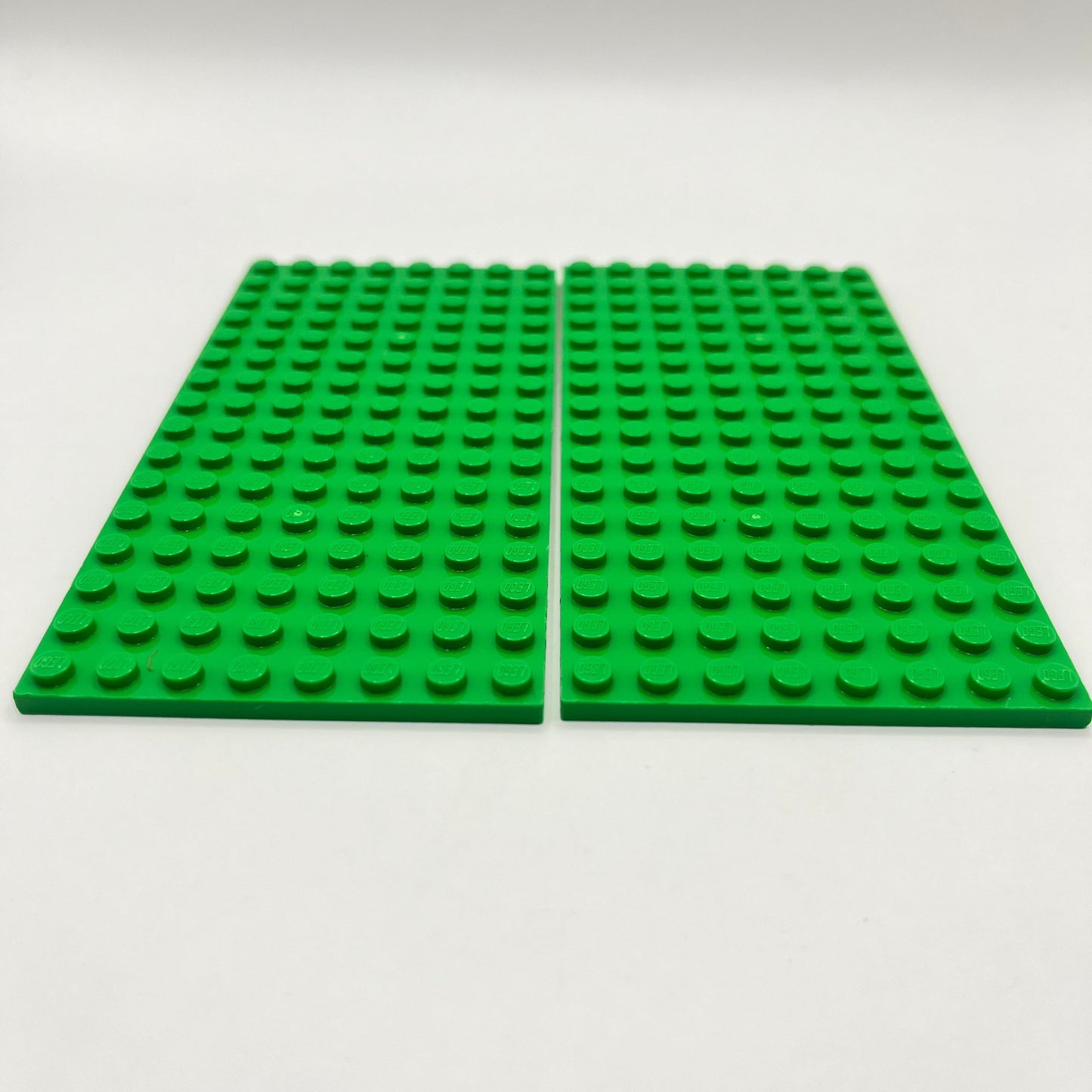 LEGO 8x16 Plates, Bright Green, 2 Pieces,