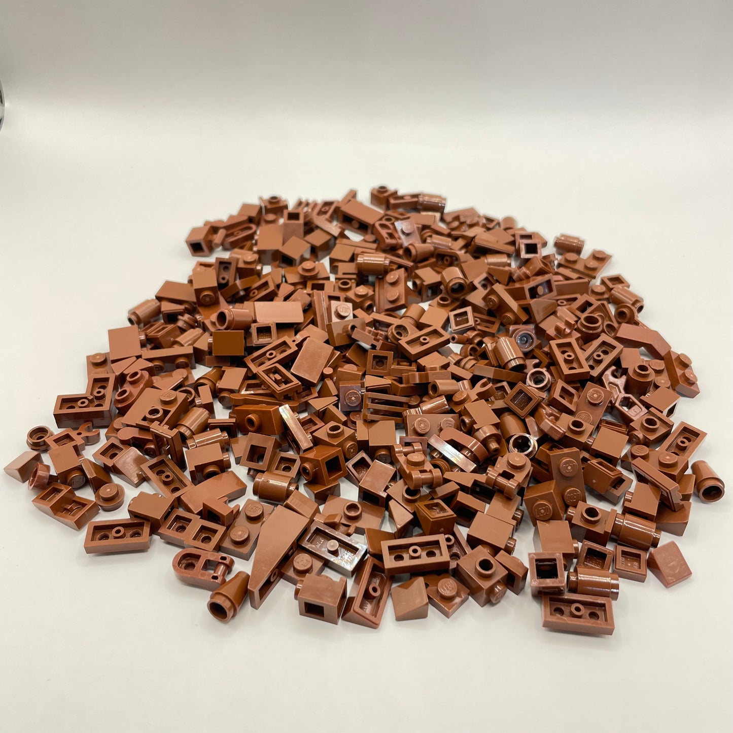 LEGO Mixed Greebling, Reddish Brown, Approx. 105g