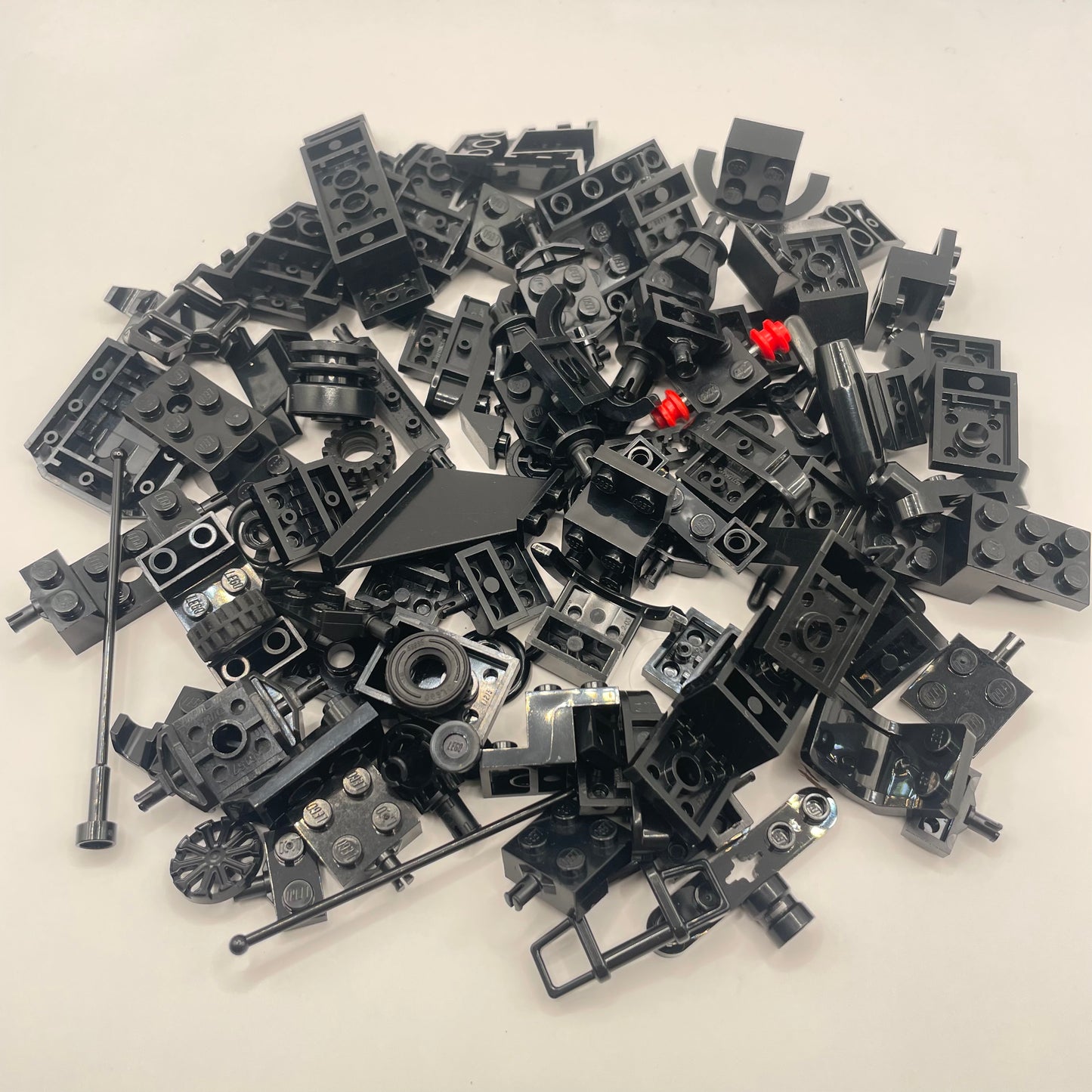 LEGO Mixed Vehicle Pieces, Black, Approx. 100g