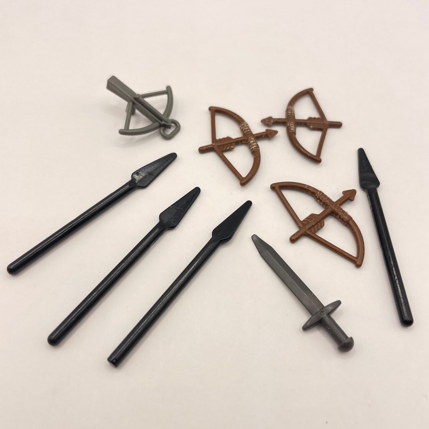 LEGO Medieval Weapons - Worn/Seconds, 9 Pieces