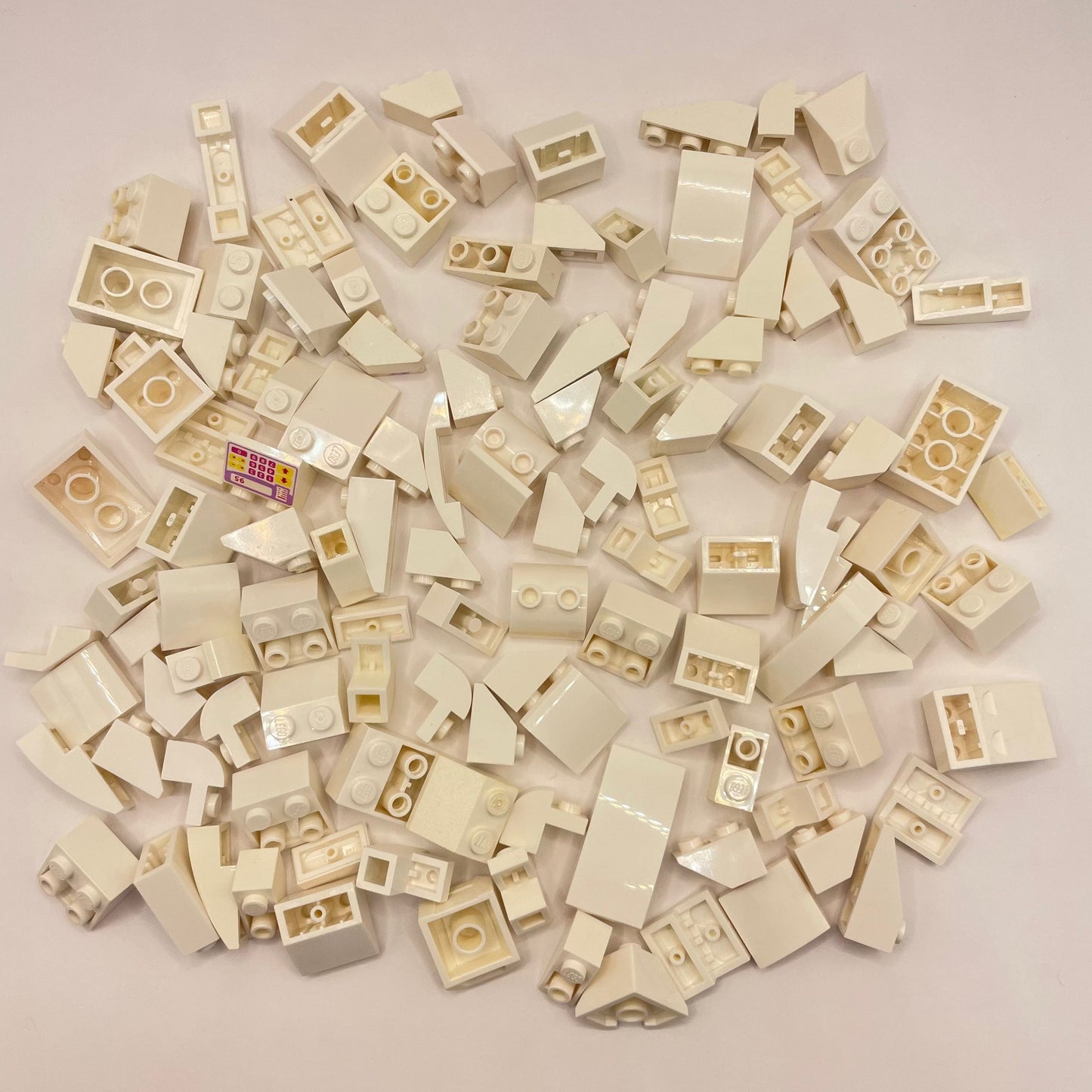LEGO Slopes, White, Approx. 100g