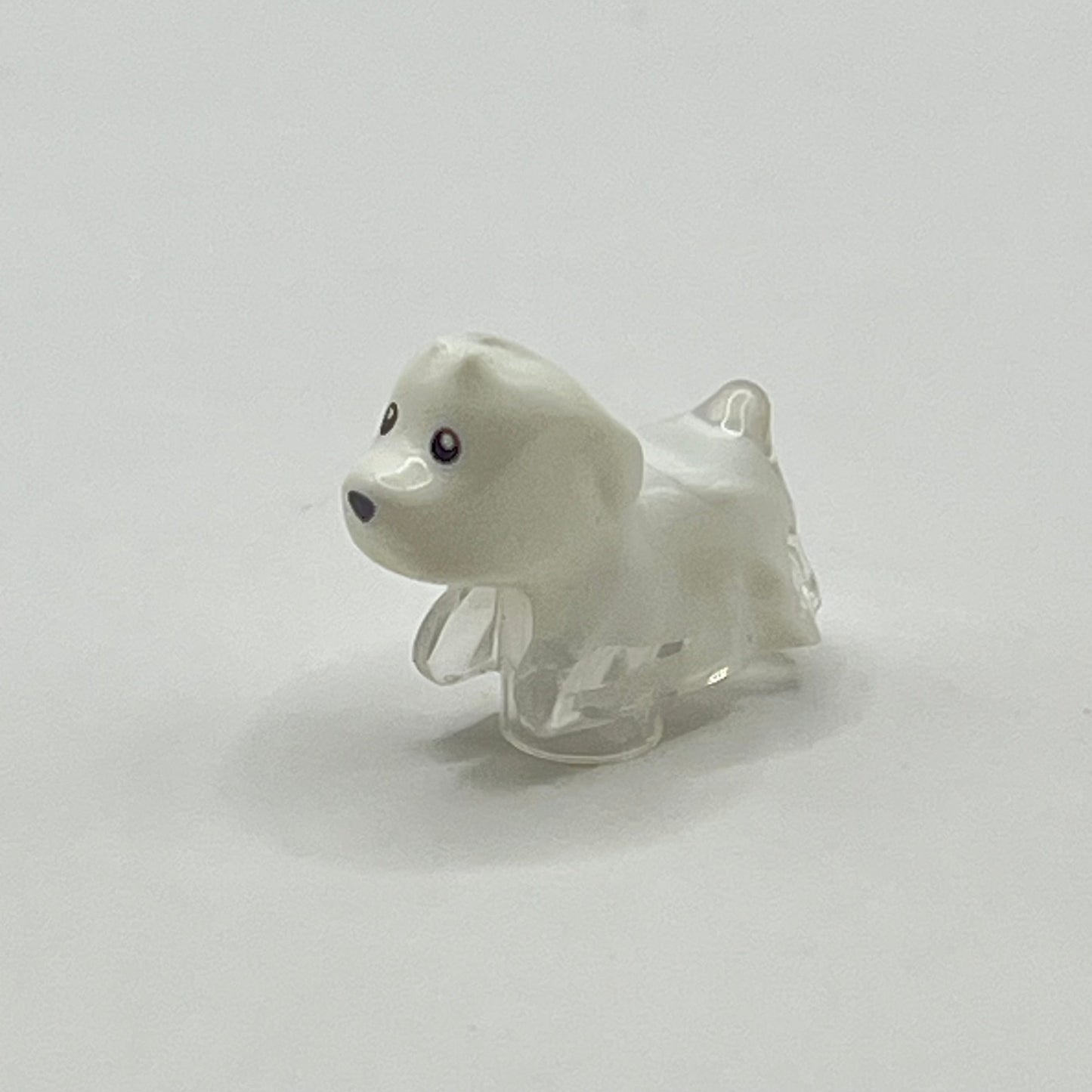 LEGO Ghost Dog, White Marbled Trans Clear, 1 Piece