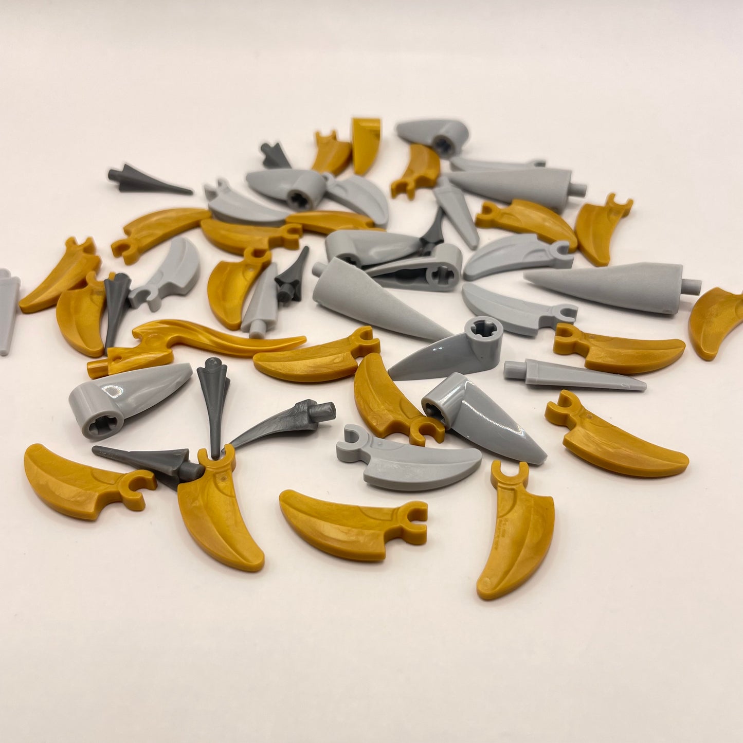 LEGO Claws, Gold, Silver and Grey, 50 Pieces