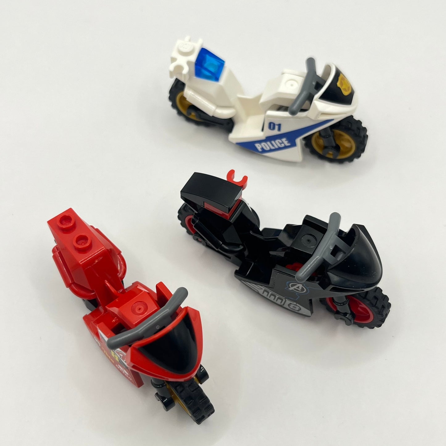 LEGO Race Bikes, Police Motorcycle, 3 Pieces