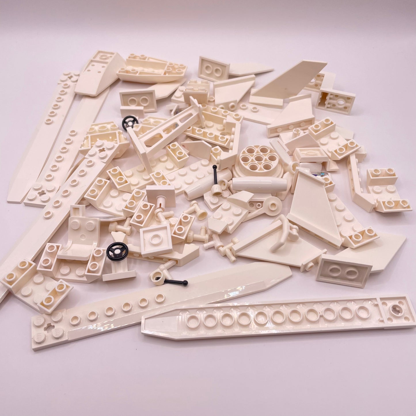 LEGO Mixed Flight, Plane, Vehicle Pieces, White, Approx. 100g