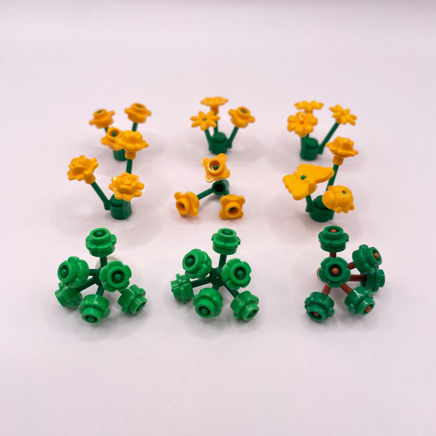 LEGO Flowers Shrubs, Mixed Colours, 40 Pieces