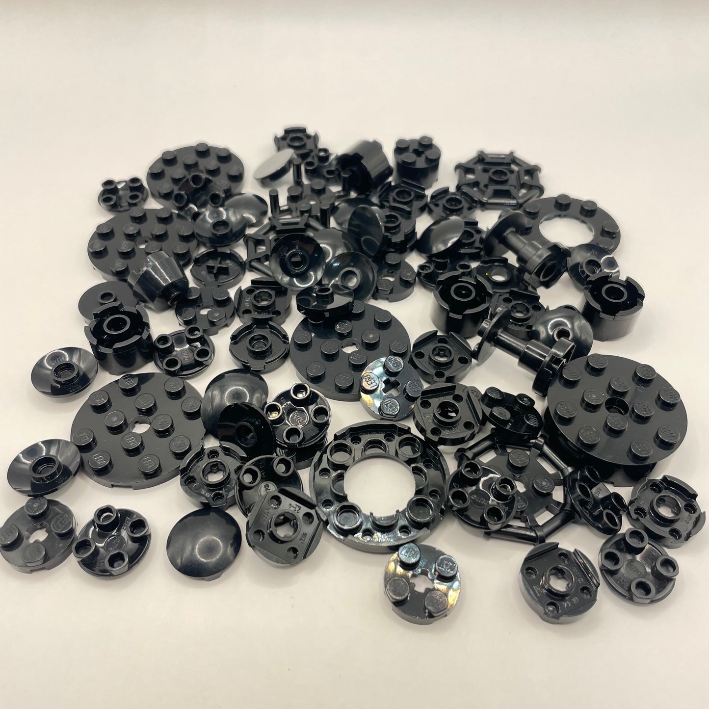 LEGO Round, Black, Approx. 40g