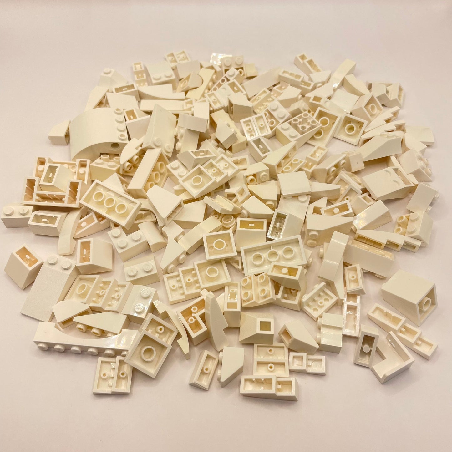 LEGO Slopes, White, Approx. 160g