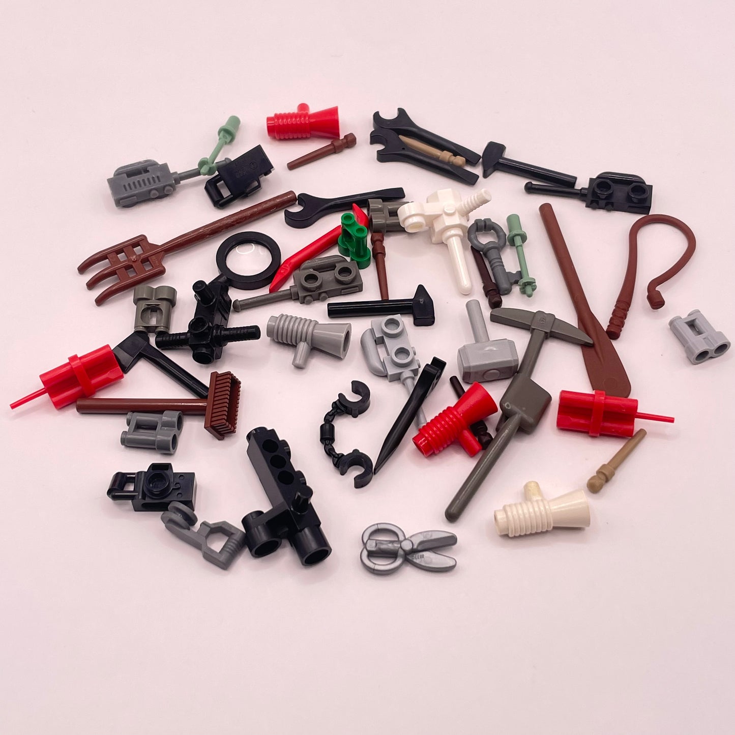 LEGO Mixed Tools, Minifigure Accessories, 45 Pieces