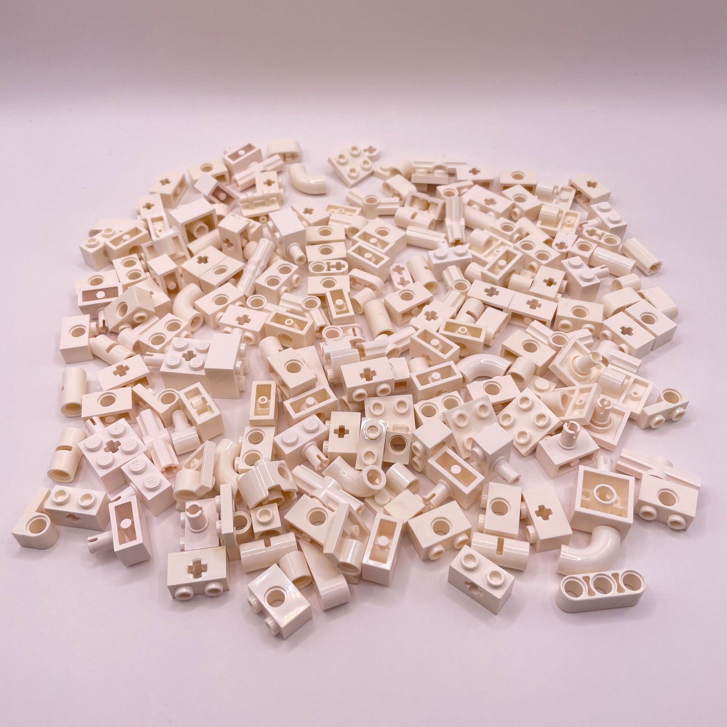 LEGO Technic, Small, Bricks, White, Approx. 125g