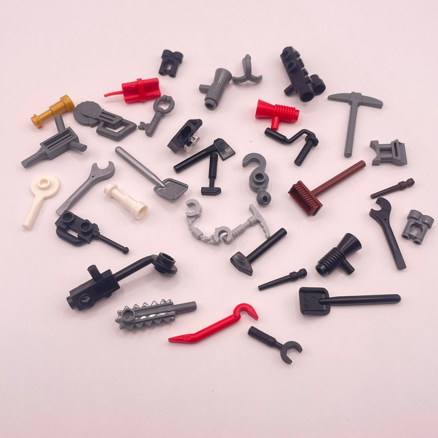 LEGO Mixed Tools, All Different, Minifigure Accessories, 35 Pieces