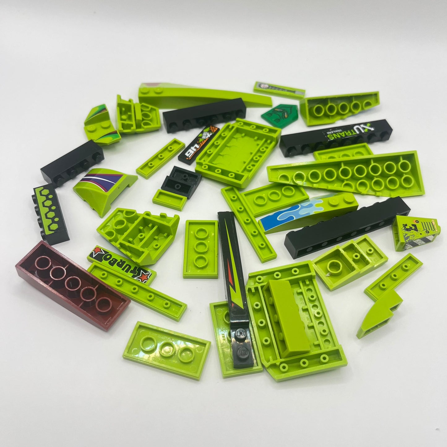 LEGO Prints and Stickers, Lime, Approx. 60g