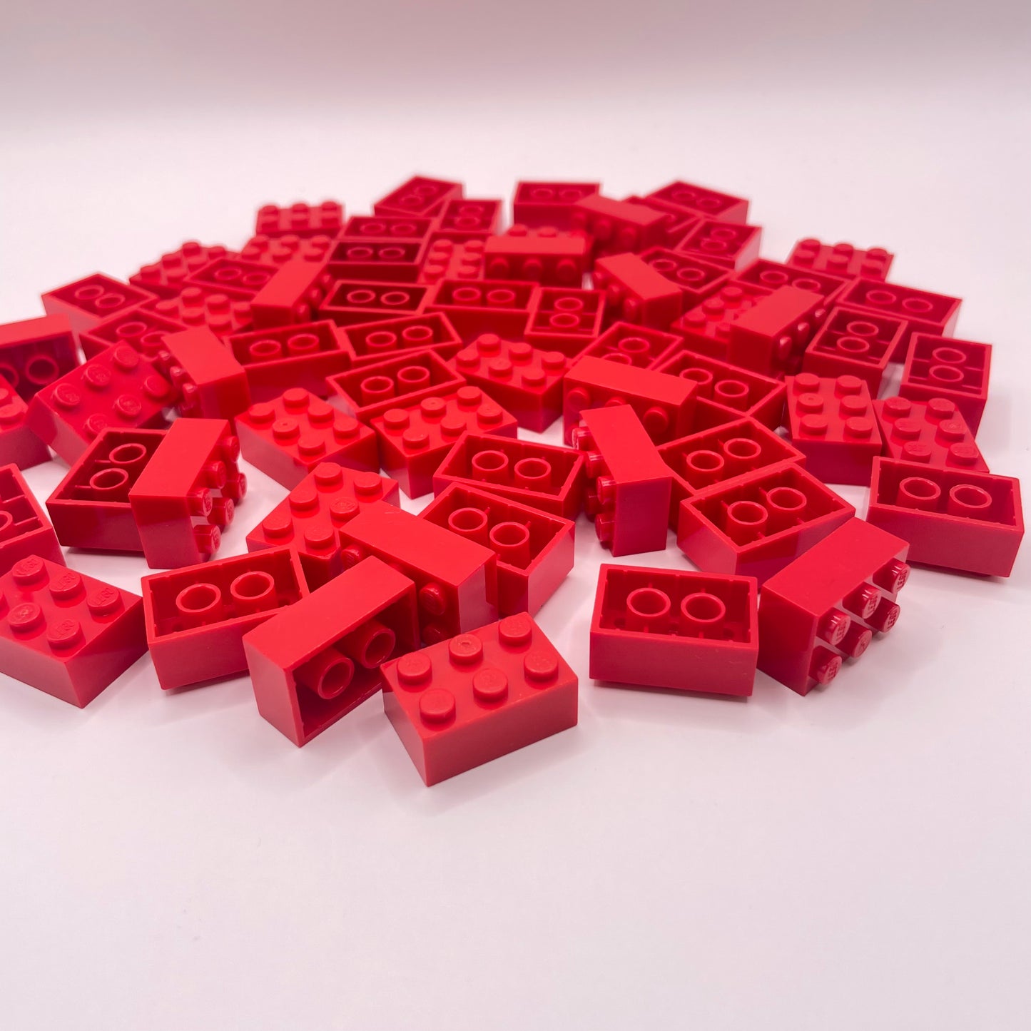 LEGO 2x,Short, Bricks, Red, Approx. 110g