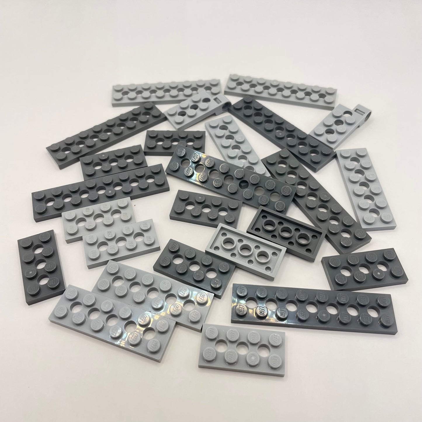 LEGO Technic Plates, Mixed Grey, Approx. 35g