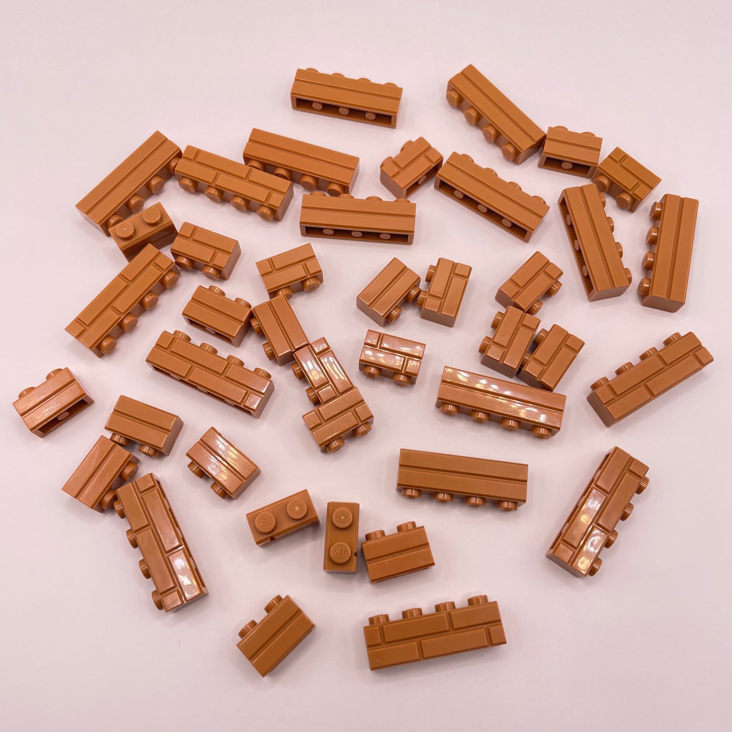 LEGO Masonry Bricks, Medium Nougat, Building, 40 Pieces