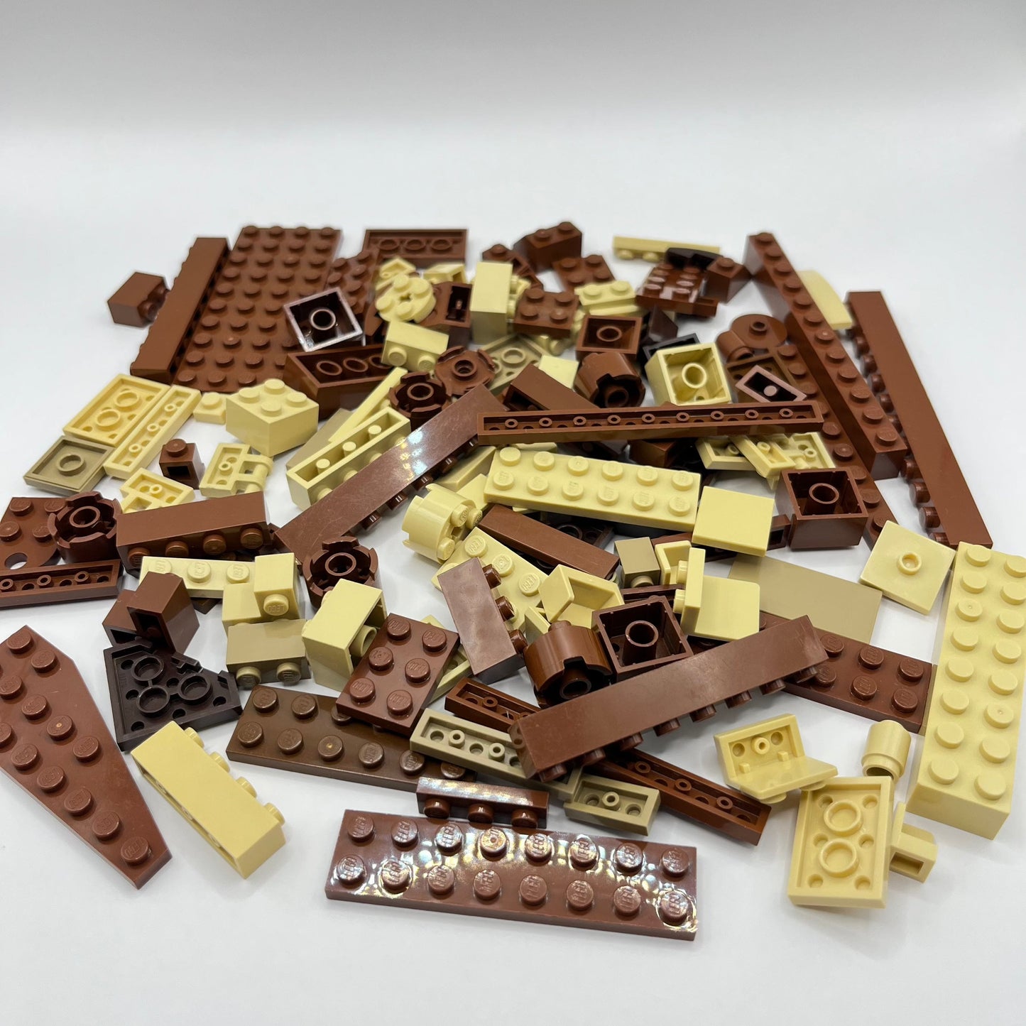 LEGO Mixed Brown, Mixed Bricks, Approx. 130g