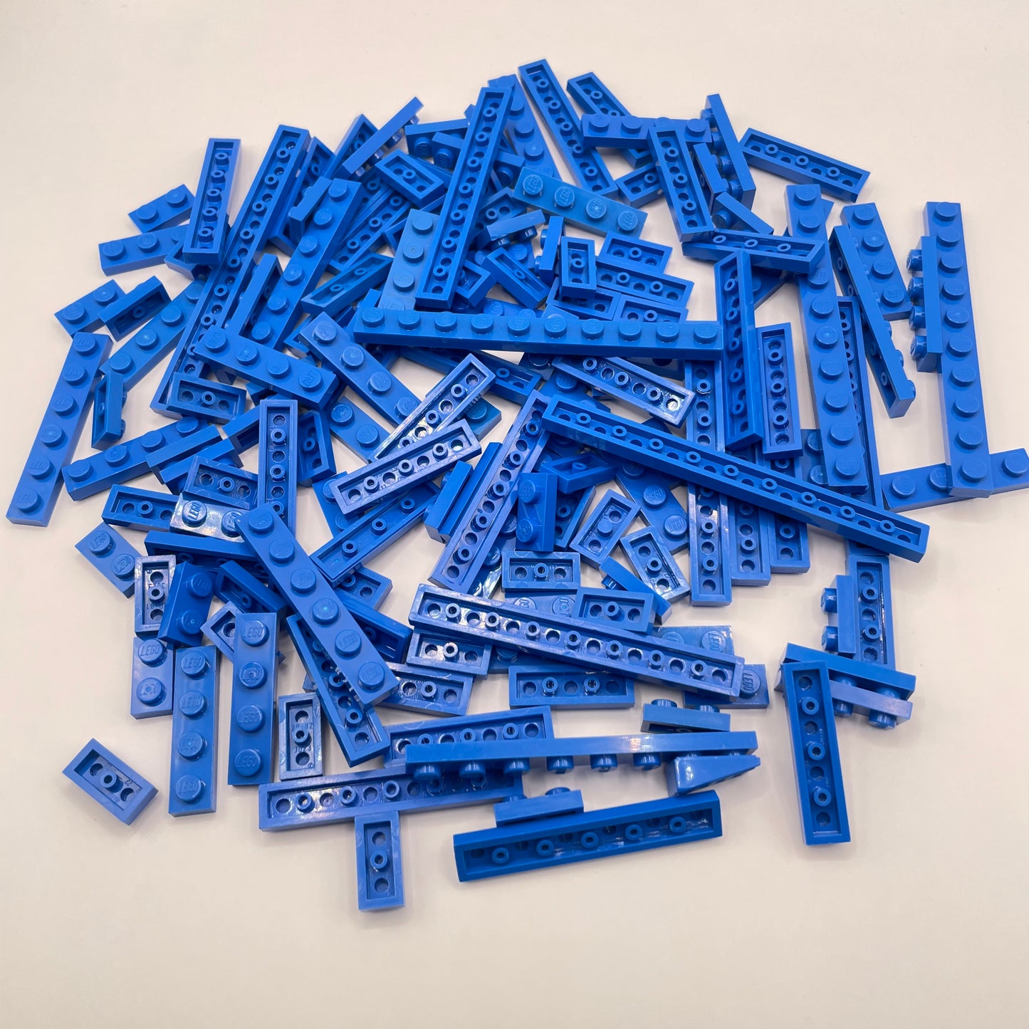 LEGO Plates, 1x Wide , Blue, Approx. 80g