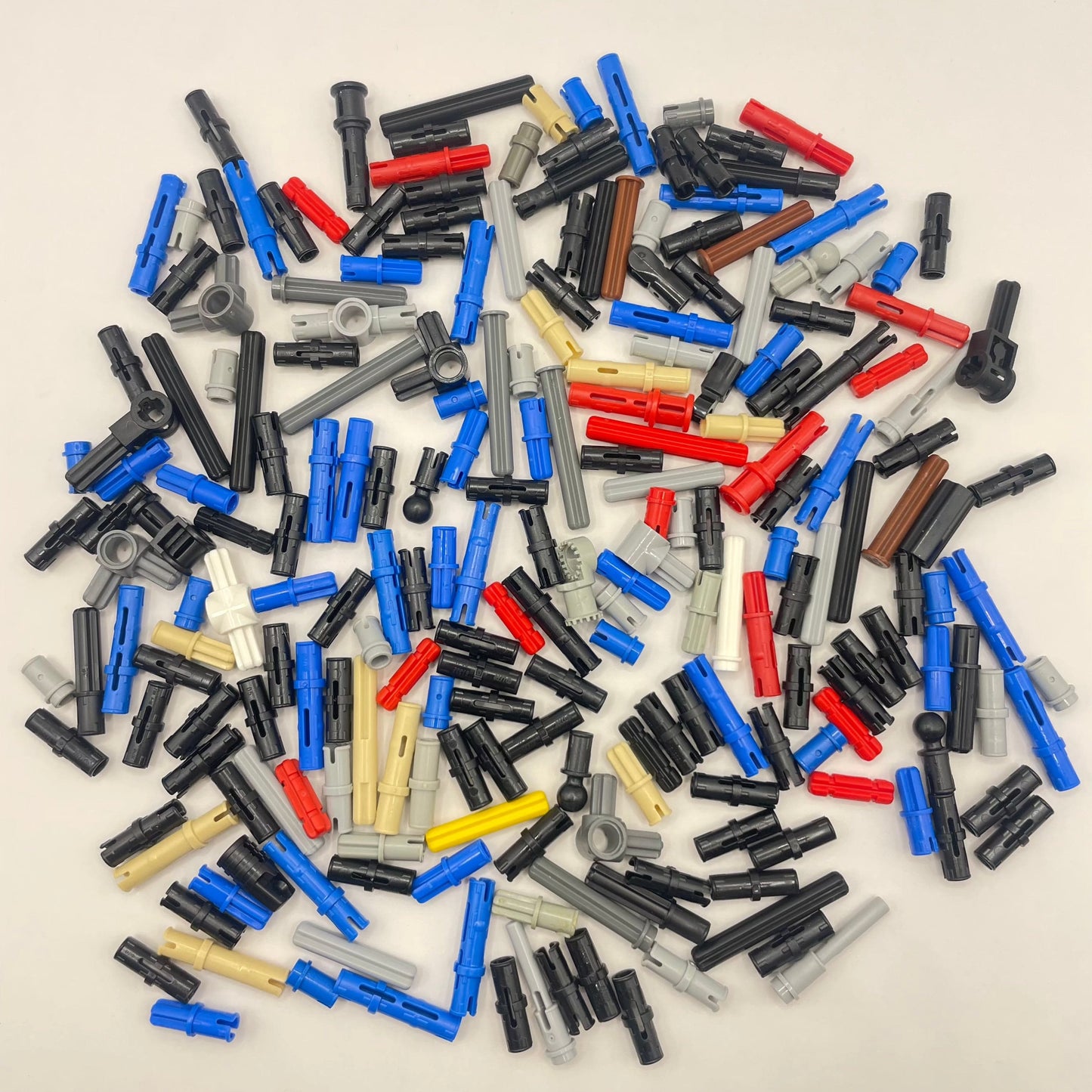 LEGO Pins and Axles, Mixed Colours, Technic, Approx. 50g