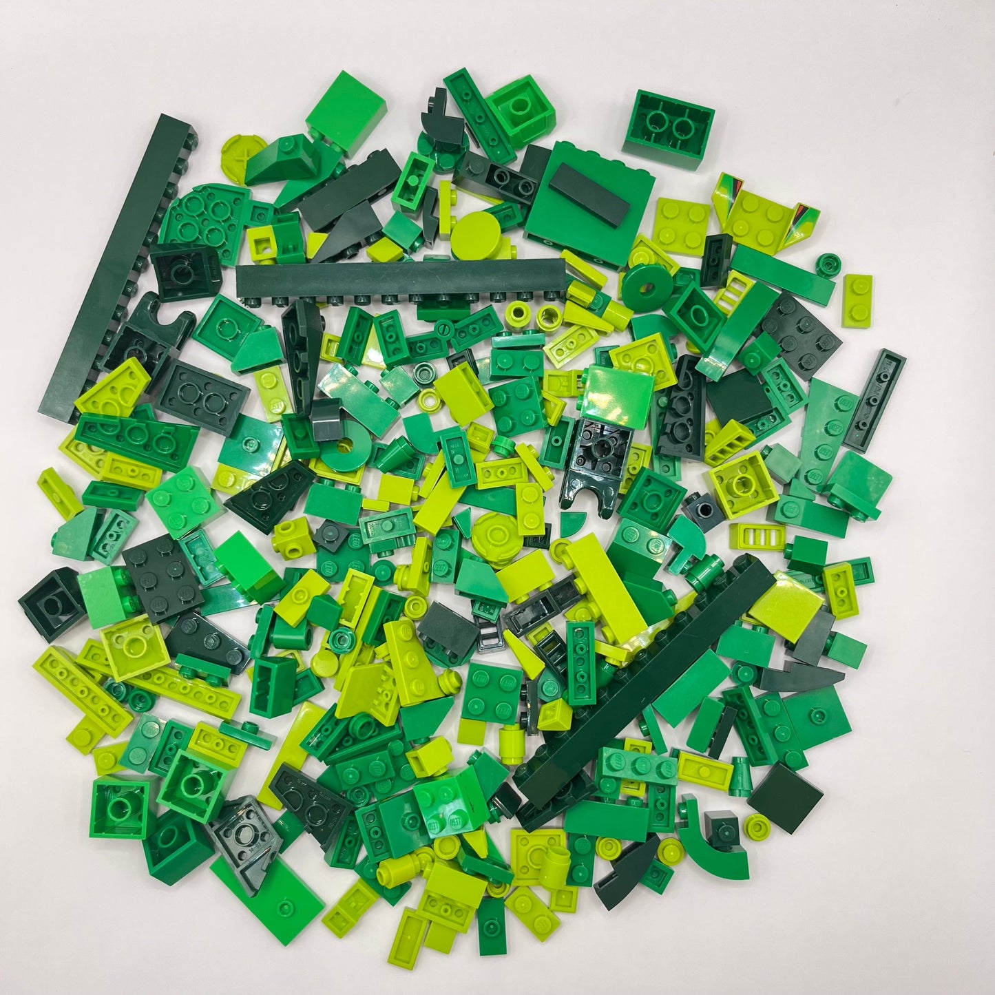 LEGO Mixed Greens, Mixed Pieces, Approx. 110g