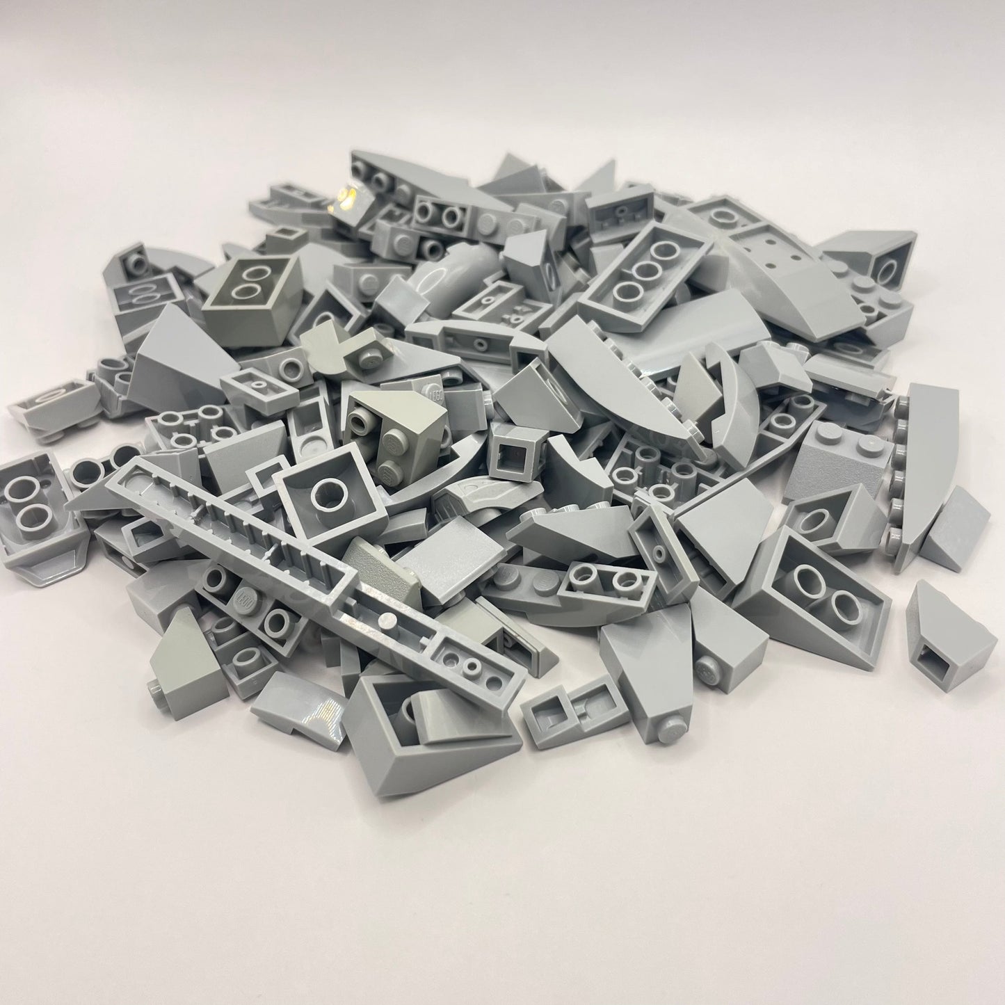 LEGO Light Bluish Grey, Slopes, Approx. 140g