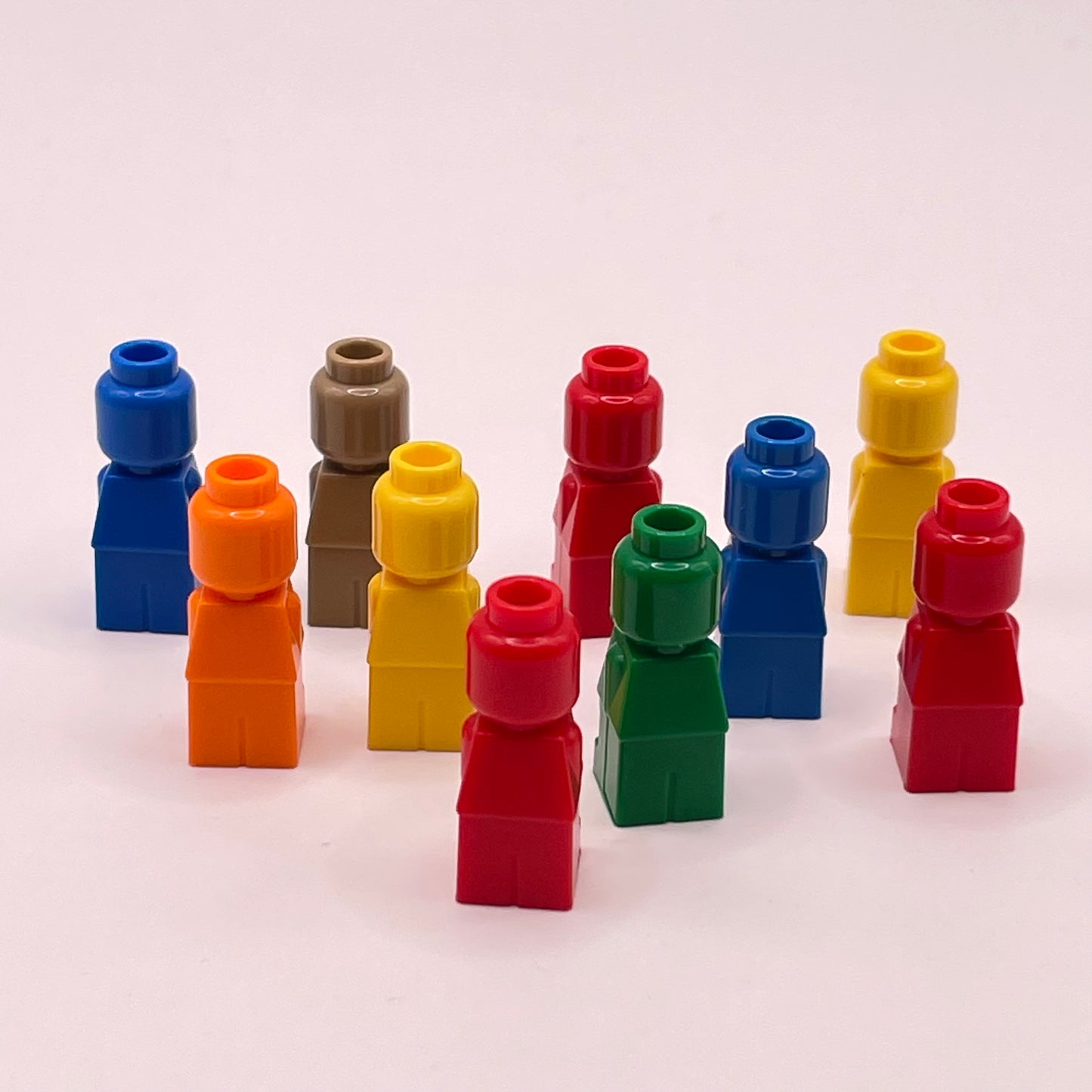 LEGO Microfigures, Mixed Colours, (10 Pack)