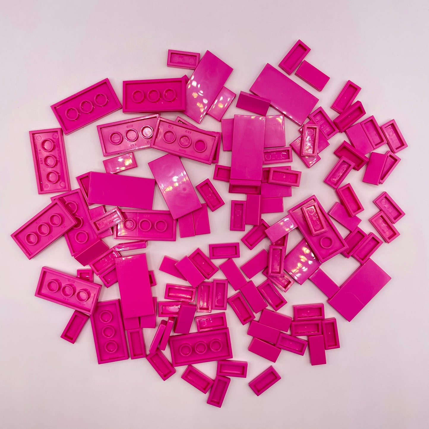 LEGO Tiles, Dark Pink, Approx. 40g