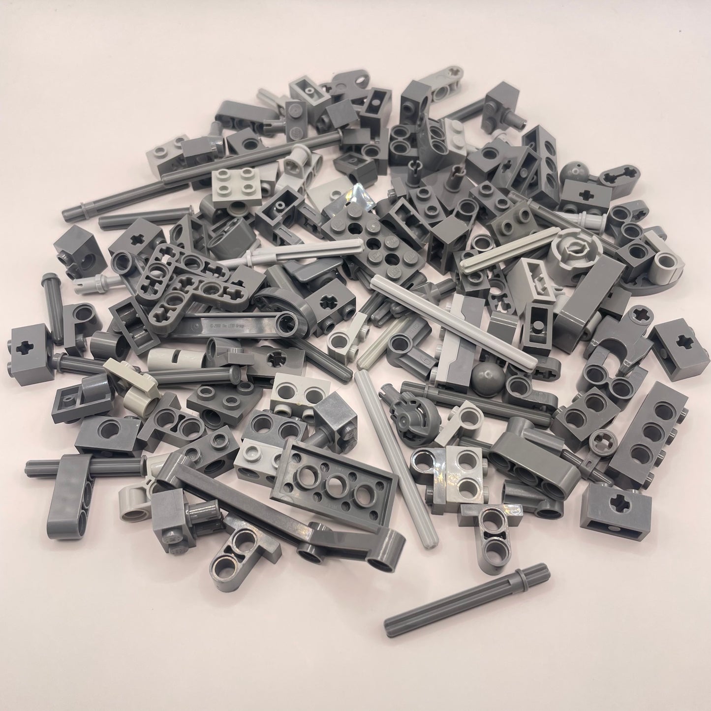 LEGO Medium Technic, Mixed Grey, Approx. 100g