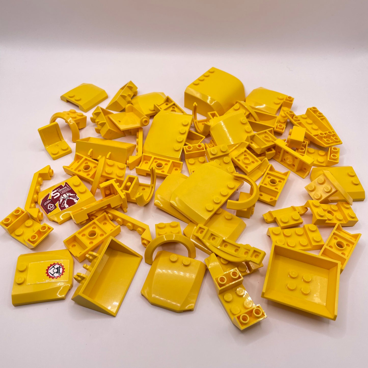 LEGO Vehicle Pieces, Yellow, Approx. 110g