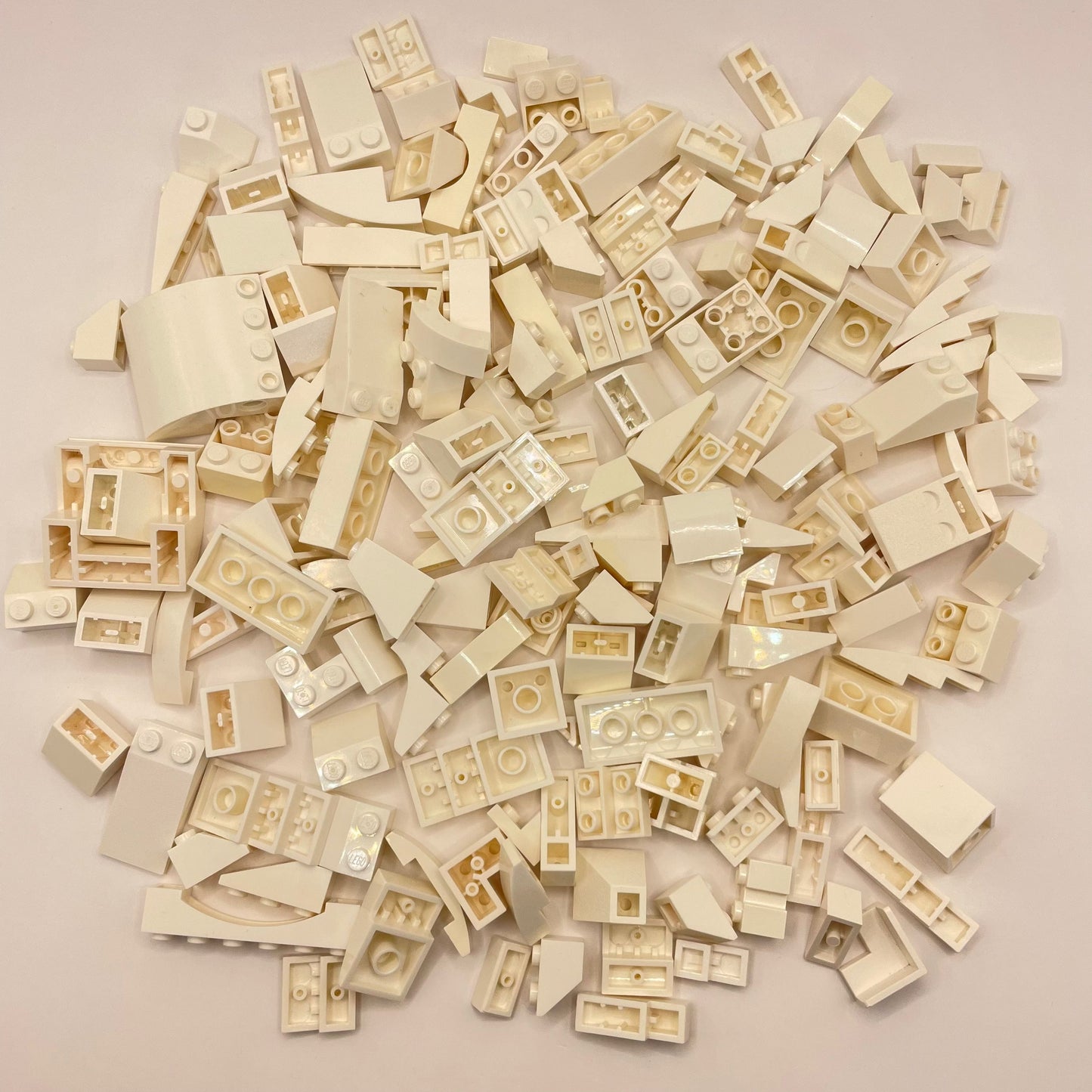 LEGO Slopes, White, Approx. 160g