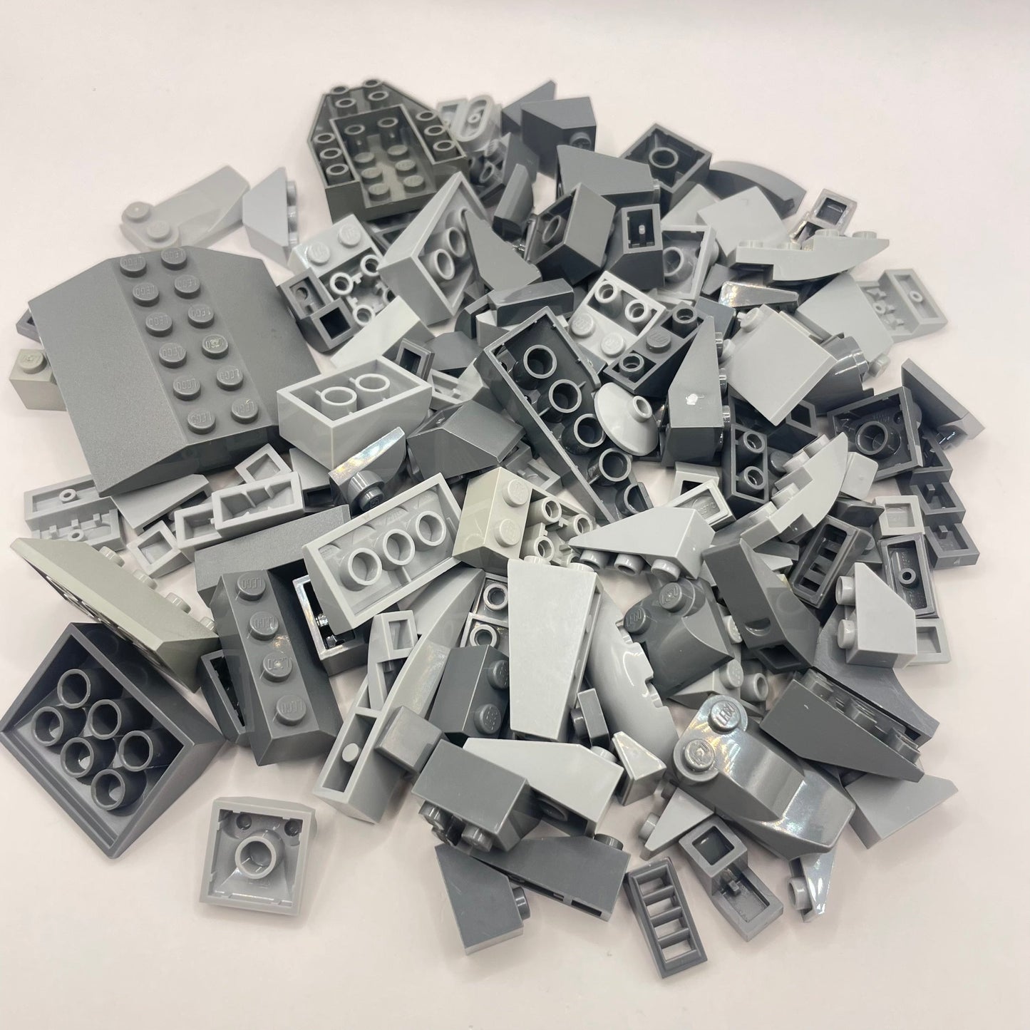 LEGO Mixed Grey, Slopes, Approx. 110g