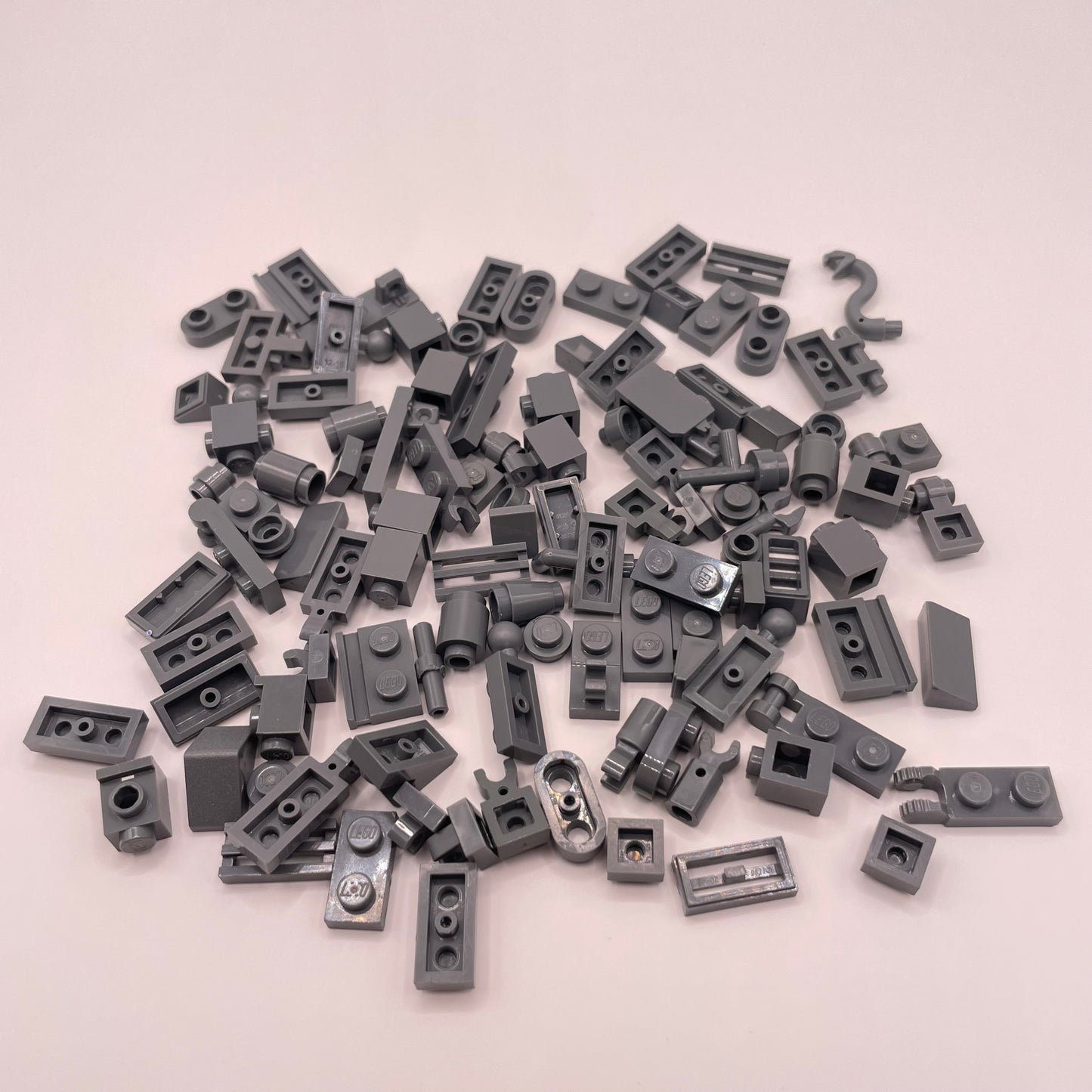 LEGO Greebling, Dark Bluish Grey, 100 Pieces