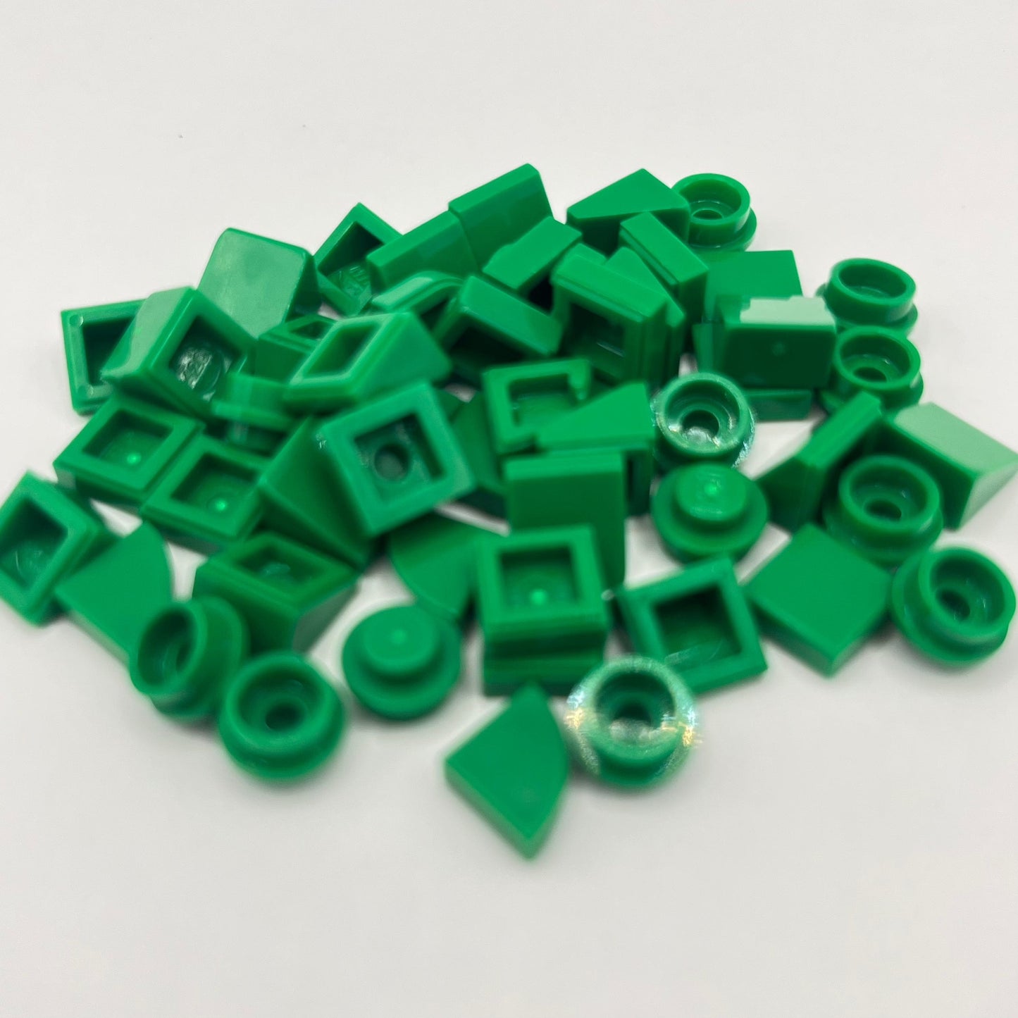 LEGO Green, 1x1 Mixed Pieces, 80 Pieces