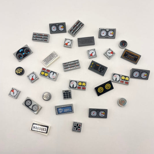 LEGO Prints and Stickers, Small Screens/Displays, 30 Pieces