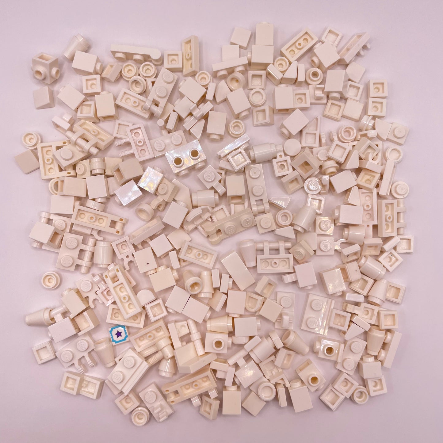LEGO Greebling, White, 250 Pieces