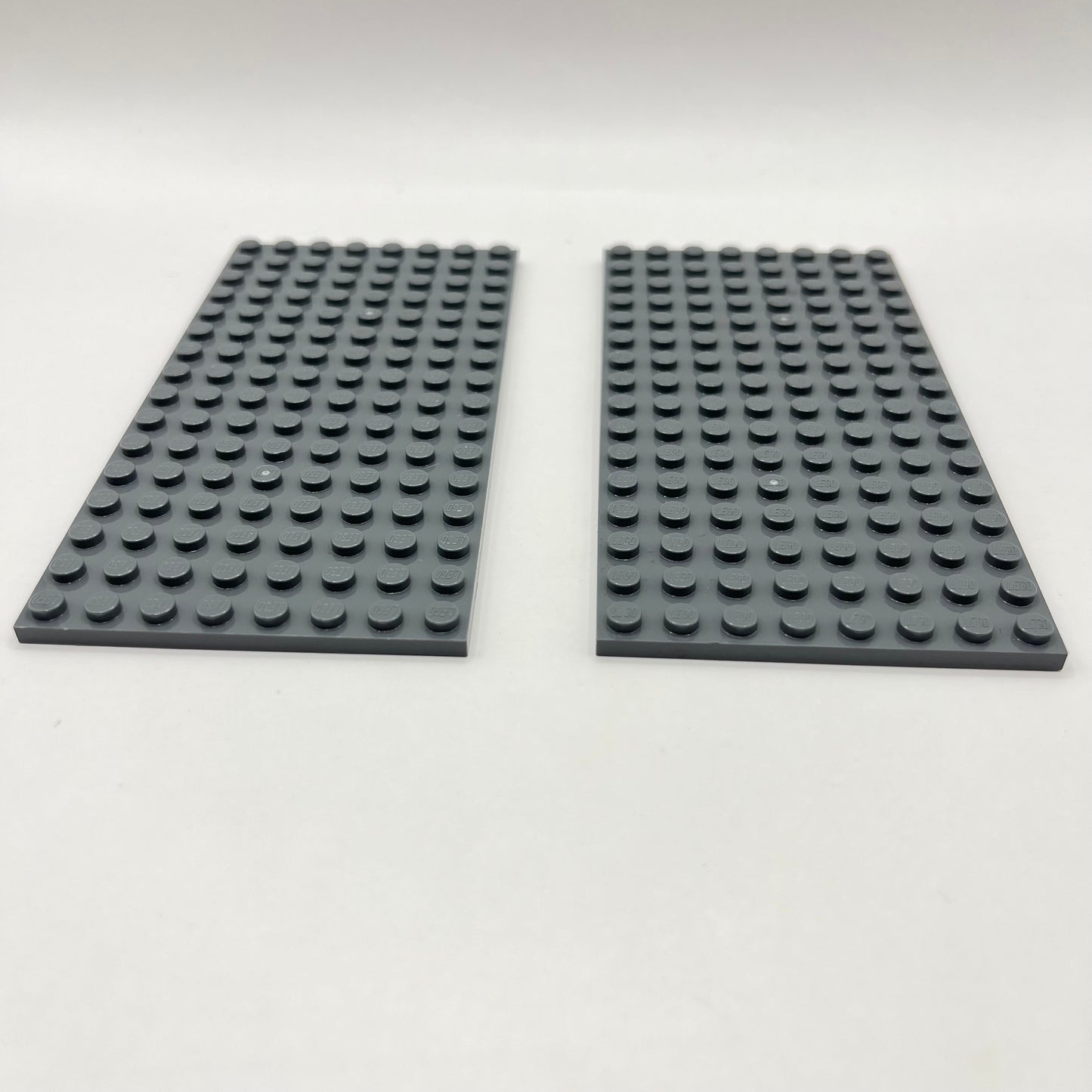 LEGO 8x16 Plates, Dark Bluish Grey, 2 Pieces,