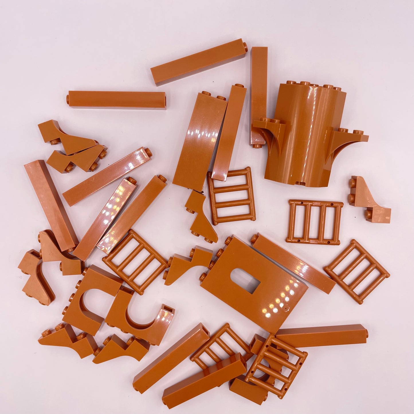 LEGO Building Pieces, Nougat, Approx. 55g