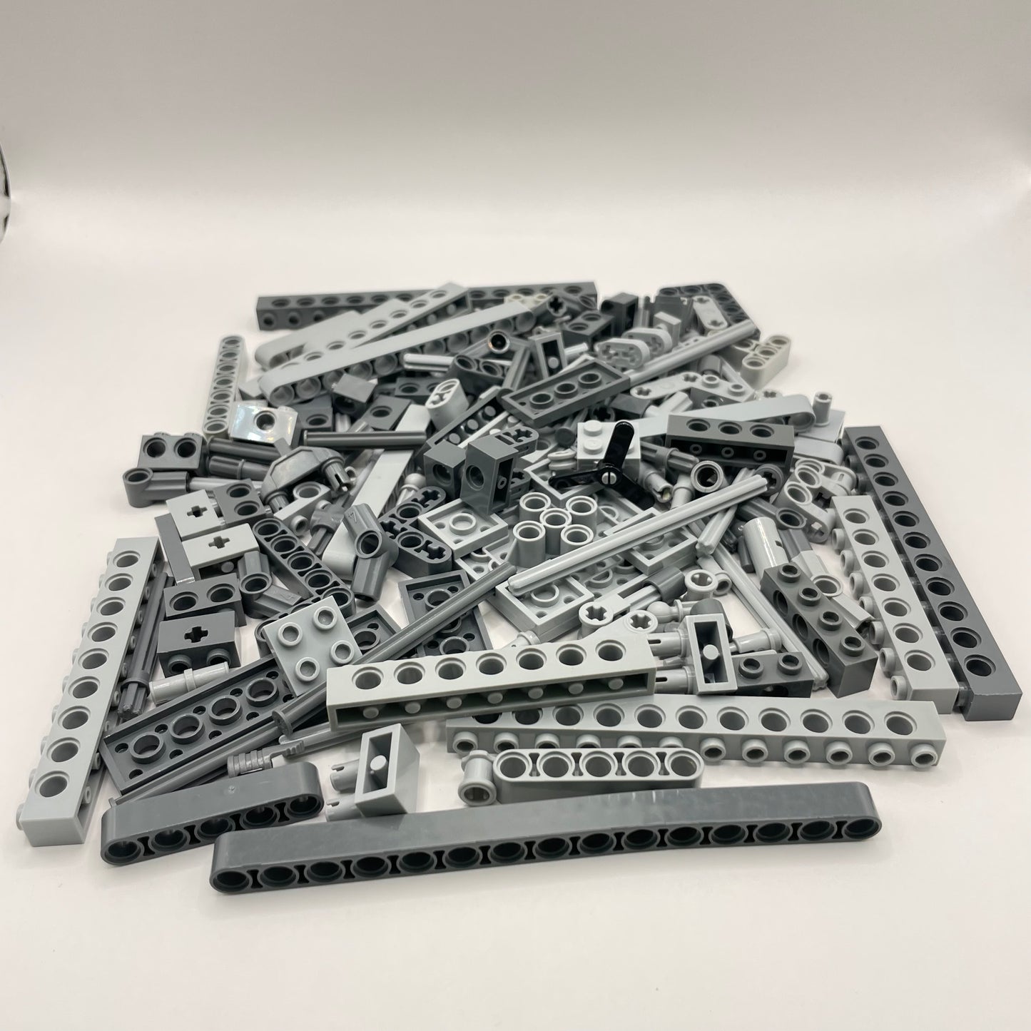 LEGO Mixed Technic, Mixed Bluish Grey, Approx. 140g